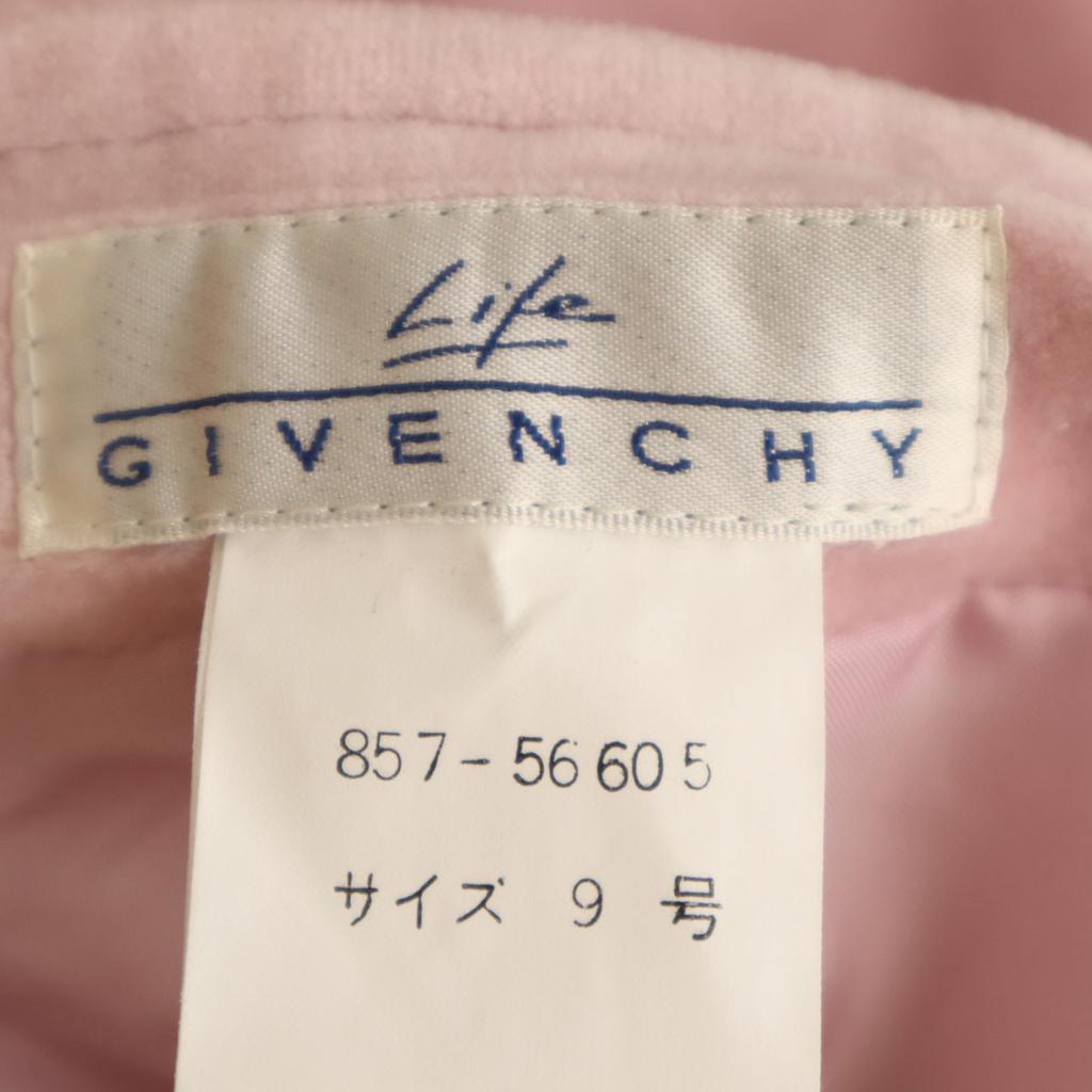 GIVENCHY 90s Unused, Made in Japan, Old Velor Shorts 9 pink LIFE Tagged Women Used