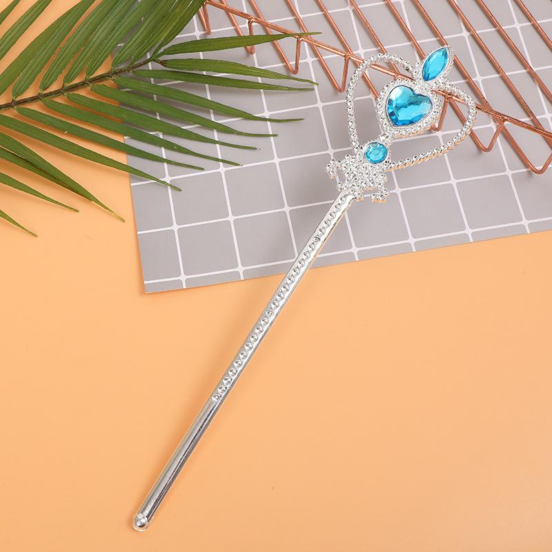 Children's Princess Costume: Gem Crown, Magic Wand, Headdress, and Fairy Headband Set