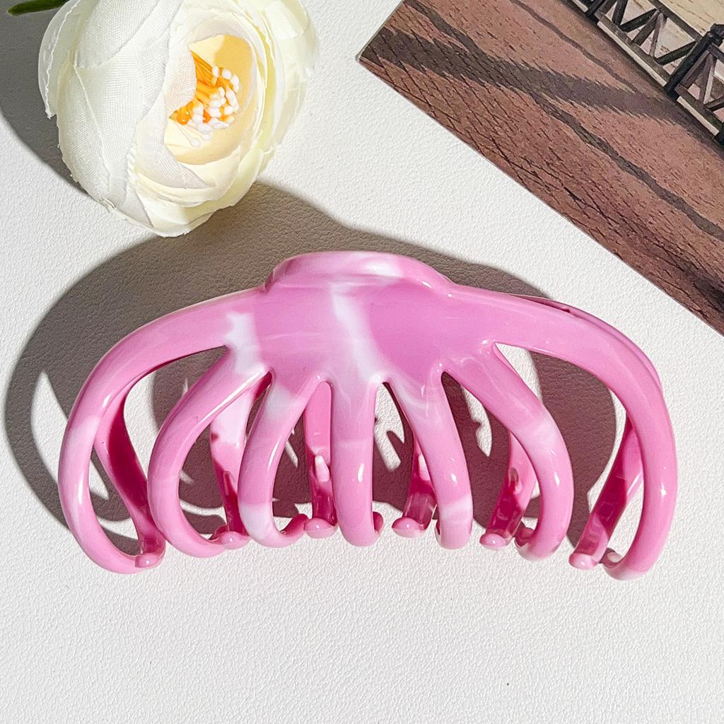 Soft silicone shark clip hairpin anti-collision protection rear head clip hair anti-drop durable clip grab clip
