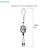 Vintage Oriental Style Phone Straps – Calligraphy Pattern Charms with Beads & Tassels for Daily Accessory