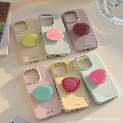 Crystal Stand for Apple 17 Pro Max Phone Case for IPhone 16 for 12, Elegant and Minimalist Style, 15 Soft and 13 Soft