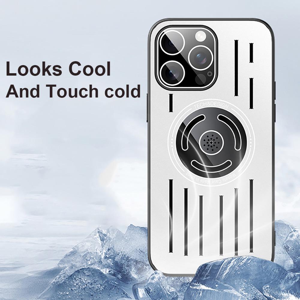 Heat Dissipation Aromatherapy Case For iphone 15 14 13 12 11 Pro Max Magnetic Shockproof Metal Case for Huawei Mate 60 P60 P50 P40 Pro Camera Cover