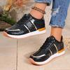 Fashion New Spring/Autumn 2025 fashionable large-sized thick-soled solid-color European and American casual low-top sports shoes