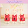 Wooden Craft Figurine With Basketball Bear And Bunny For Home Decor And Giftgiving