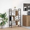Artisan Oak Bookshelf 75 x 30 x 123.5 cm Particleboard