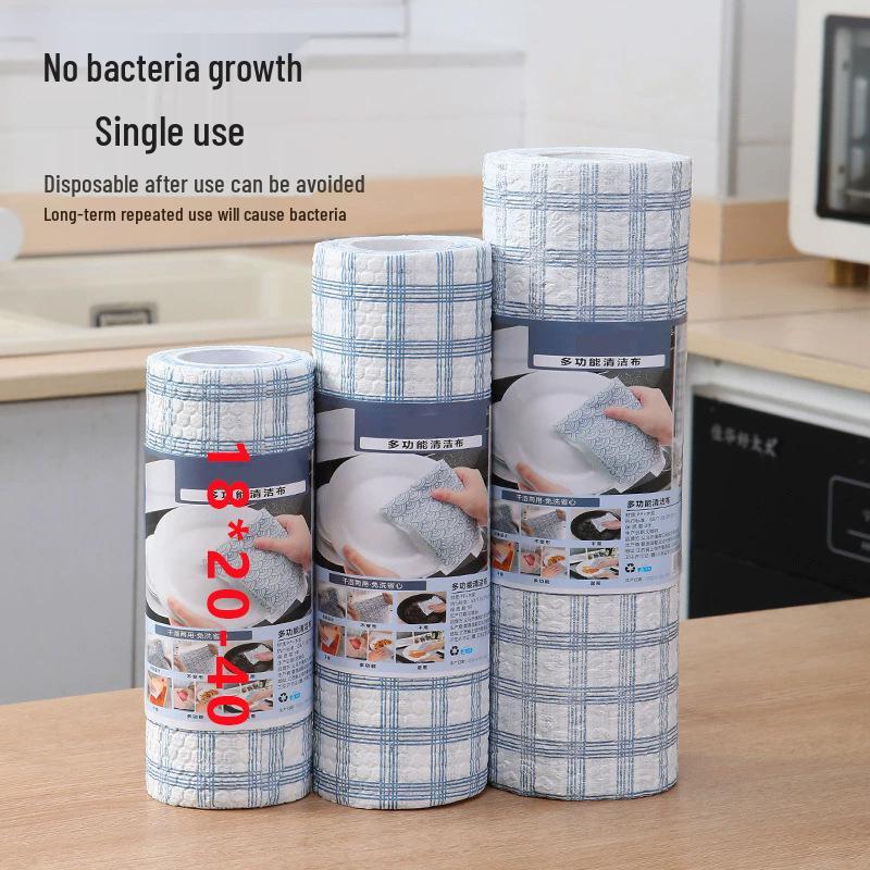 

Японські абсорбуючі безворсові одноразові ганчірки для посуду - Товсті, подвійного призначення для вологого/сухого прибирання, видалення масляних плям