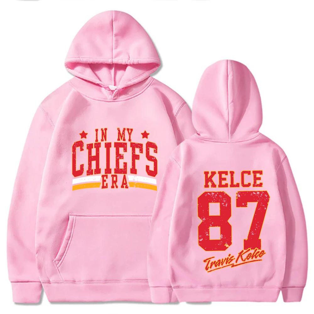 Herbst und Winter Vintage My Chiefs Ära Pullover Kelce 87 Amerika Sportshirt The Era Tour Pullover Streetwear warmes Oberteil Jacke