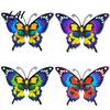 Metal Wall Hanging Art Butterfly Decor for Garden Yard Patio Large Iron Indoor Sculpture Outdoor Fence Farmhouse Decorations