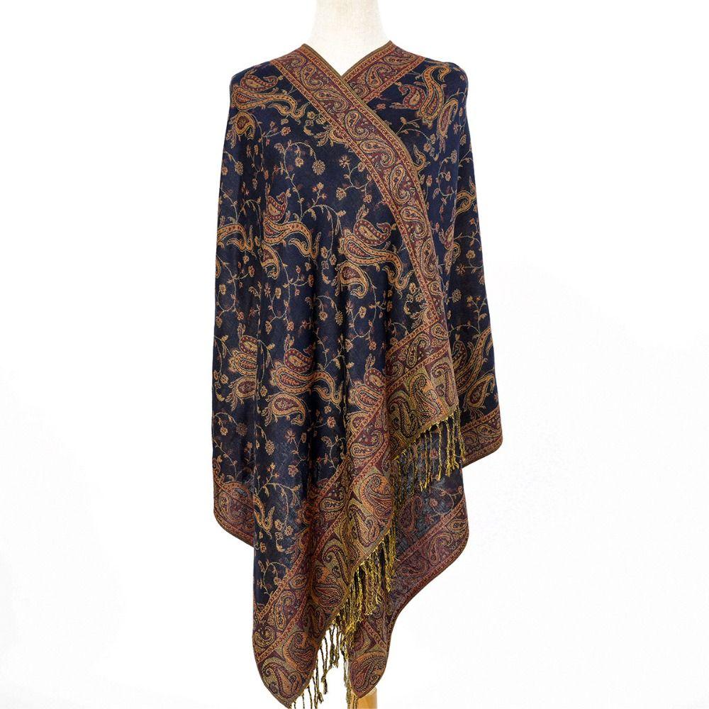 All-Match Long Scarf Paisley Pashmina Fashion Hijab