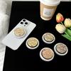 Glitter Sequins Pentagram Rhinestone Mobile Phone Airbag Bracket Magnetic Suction Magsafe Back Sticker Retractable Desktop Bracket