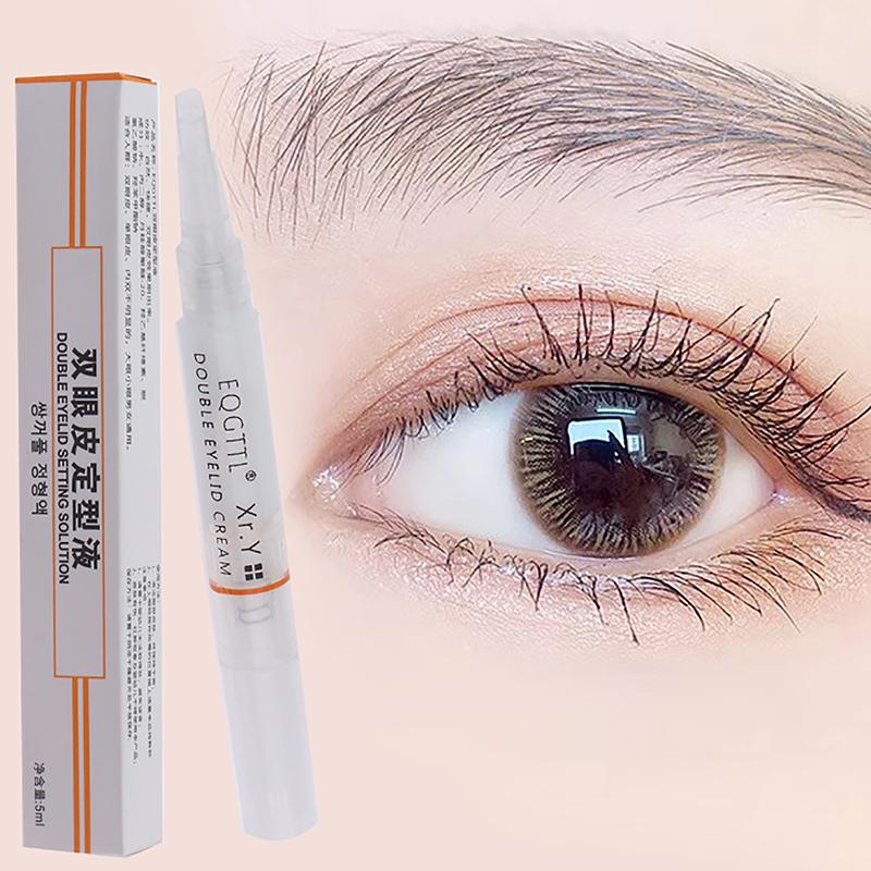 Natürlicher Doppellidstift Kleber Unsichtbare Doppellid-Styling-Creme Stift Flüssiges Lidband Aufkleber Creme