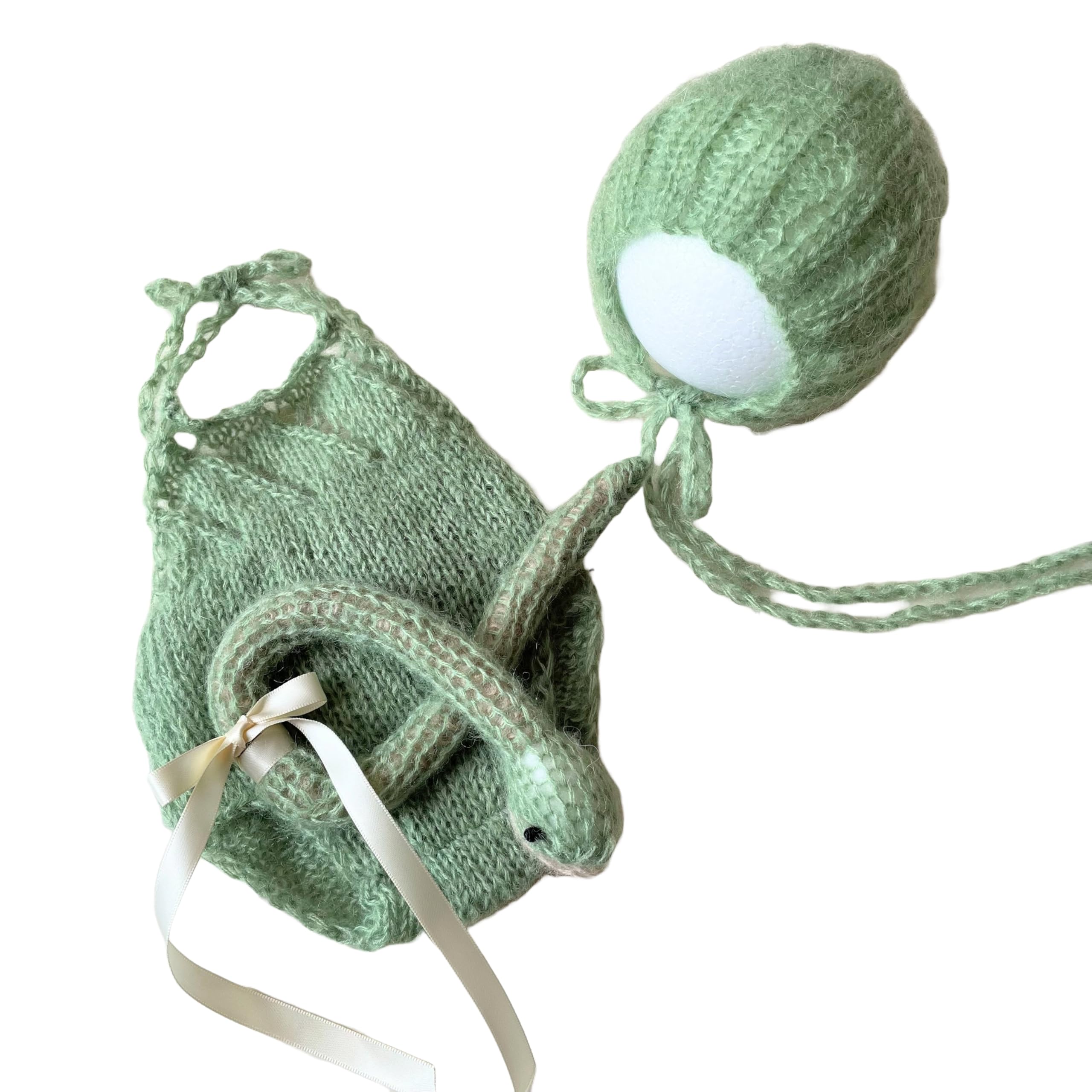 

Snake hat overalls for newborns to 6 newborn photo for Year of the Snake photo available in 4 colors 0 months [NANA s shop] & 3-piece set, months,