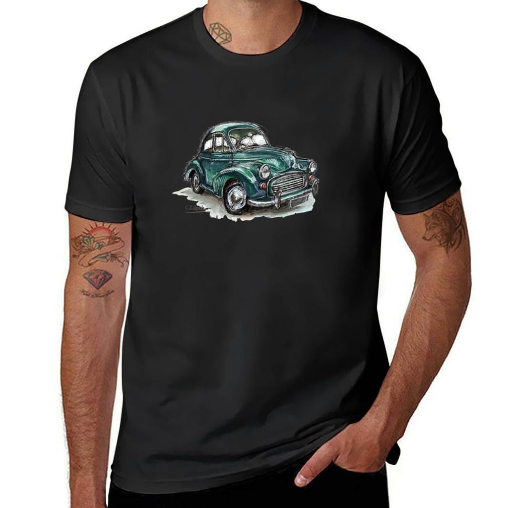 Morris Minor Tshirt vintage vintage clothes Mens cotton tshirt