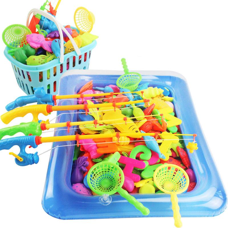 Giocattolo da pesca magnetico, set di gioco educativo per l'apprendimento della pesca