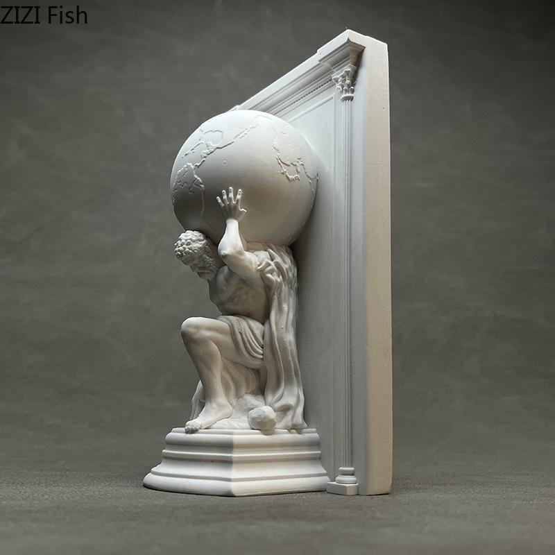 Hercules Mythical Figures Plaster Statue Desk Decoration Ornaments Creative Artwork Characters Sculpture Room Aesthetic Decor