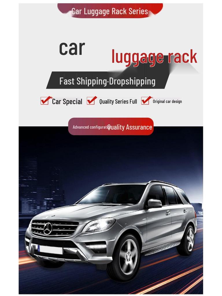 Mitsubishi Outlander 17-Model Aluminum Alloy Luggage Rack: Silver/Black, Punch-Free, Screw-On Fit