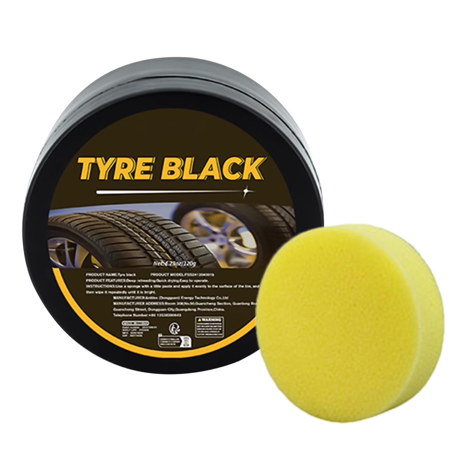 

Agent, Unpainted Resin, Rubber Repairing Agent, Abrasive, Rubber Hardener, Tire Darkening , Prevents 8.5x4cm