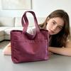 Schoolbag High Texture Large Capacity Canvas Bag 1011 New Fashion Simple Handbag Versatile Commuter Shoulder Tote Bag