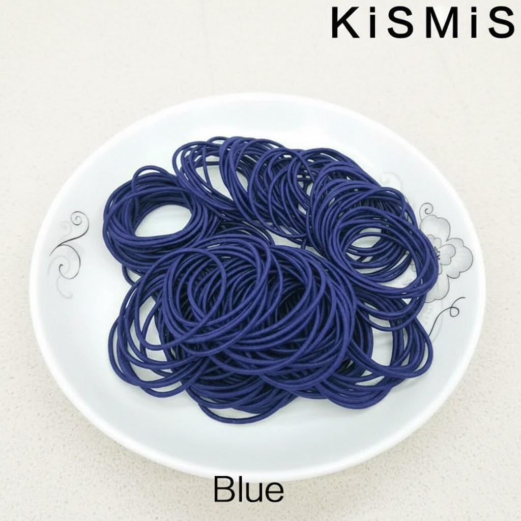 100 Stück Elastische Haargummis für Mädchen Hohe Dehnbarkeit Gummibänder Grundlegende Haarringe Kleiner Kreis Haarseile Haarschmuck