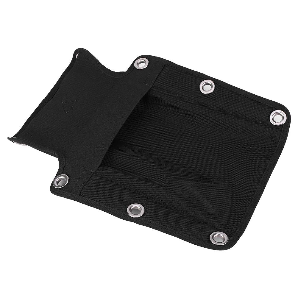 Svart Nylon Kraftig Teknisk Dykkersele Ryggplate Bakplate PadRD 808