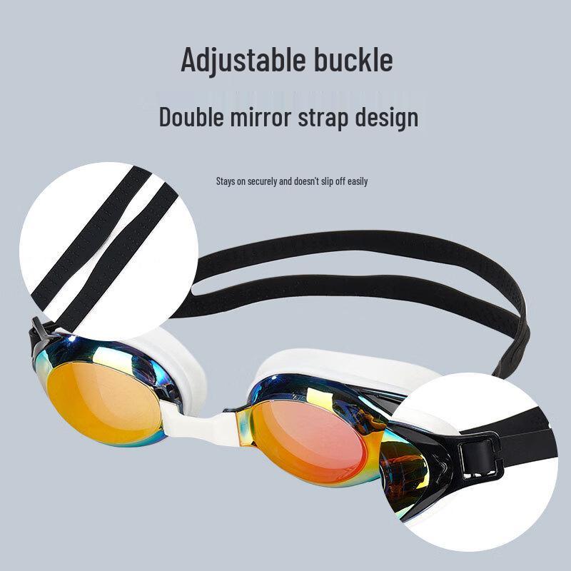 MDNG Dazzling Electroplated Swim Goggles with Corrective Lenses