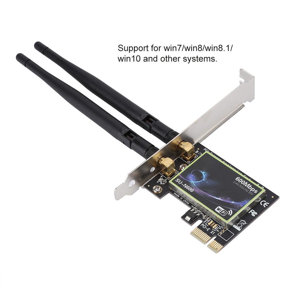 SU N600 PCI E Desktop Computer High Speed Wireless Network Card for Windows