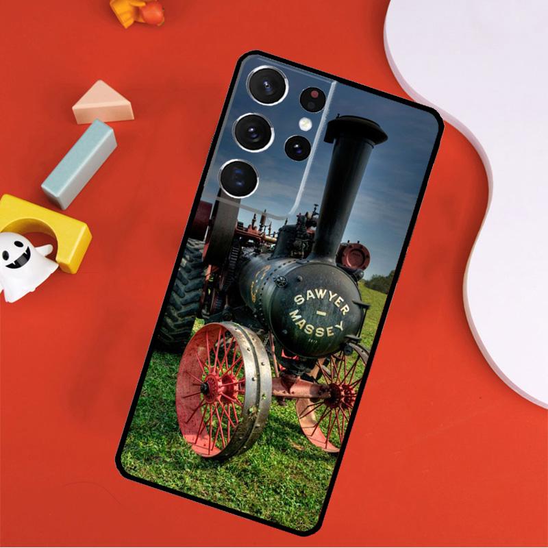 Farm Vehicle Tractor Phone Case For Samsung Galaxy S25 Ultra S24 Ultra S9 S10 S20 S21 S22 S24 Plus S23 FE Cover