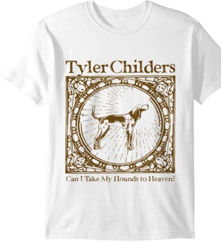 

Tyler Childers Shirt, Can I Take My Hounds To Heaven Shirt, Heaven Dog Shirt 4XL