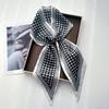 Scarf Women Dot Print Long Silk Feeling Bag Tie Neck Skinny Scarves Female Foulard Hairband Print Lady Neckerchief Ribbon