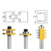Professional Router Bit Set 1/2 1/4 Shank High Impact Strength Carbide Alloy Tenon Material Milling Tool for Woodworking
