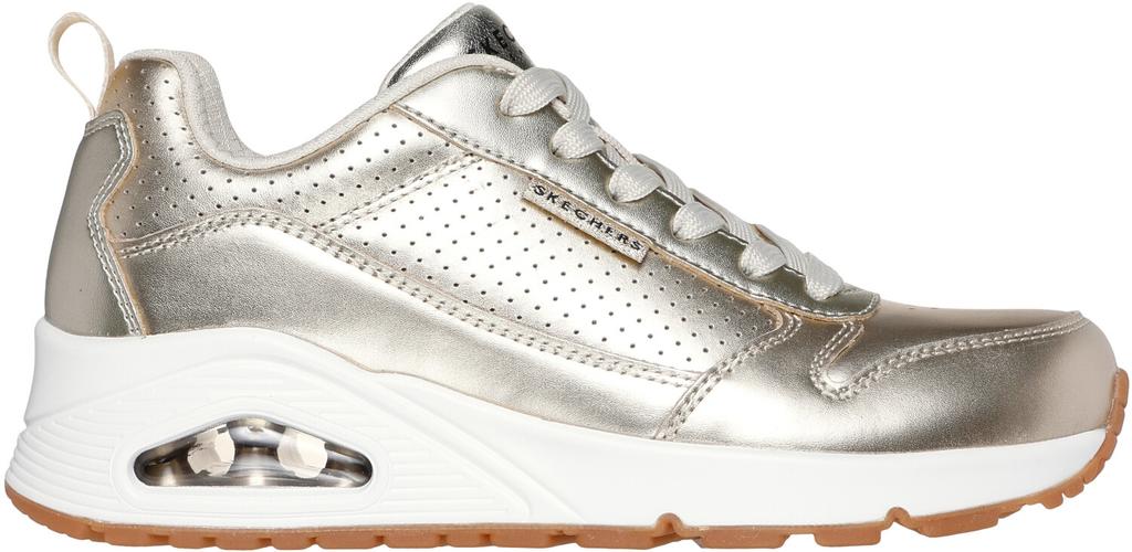 Skechers Uno - Metallixs Женские кроссовки цвета шампанского