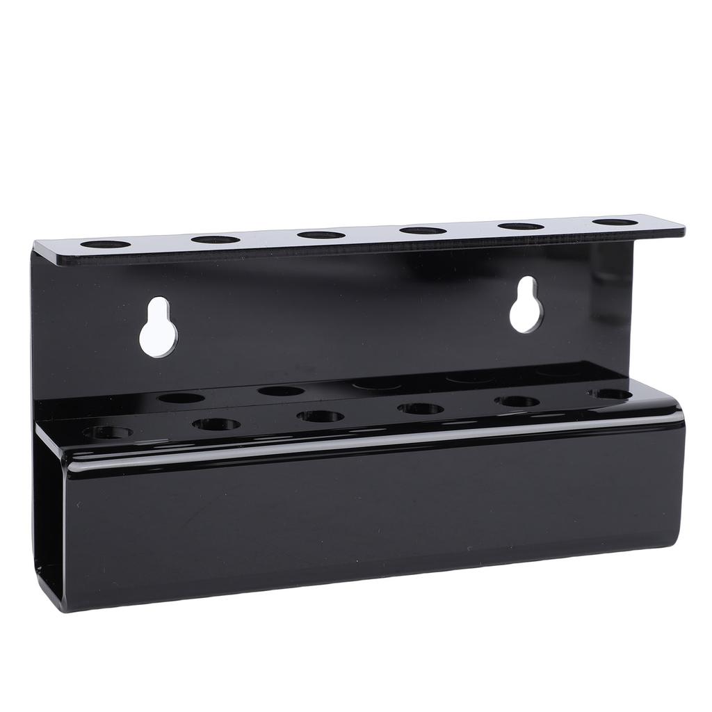 Acrylic Holder Stylish Wall Mount Display Storage Rack Black Matte for Home Game Room Decor