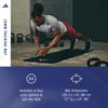adidas Training 10mm with Carry Mat/Yoga Mat, Thick, Wide, Durable, Non-Slip, Strap, ADMT-12235BL, Black/Blue