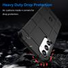 For Samsung Galaxy A35 5G TPU Phone Case Shockproof Cell Phone Cover with Square Grid Texture