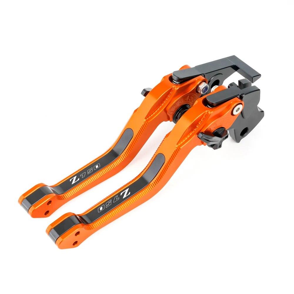 For KAWASAKI Z750 Z 750 2007 2008 2009 2010 2011 2012 Motorcycle Accessories Folding Extendable Adjustable Brake Clutch Levers