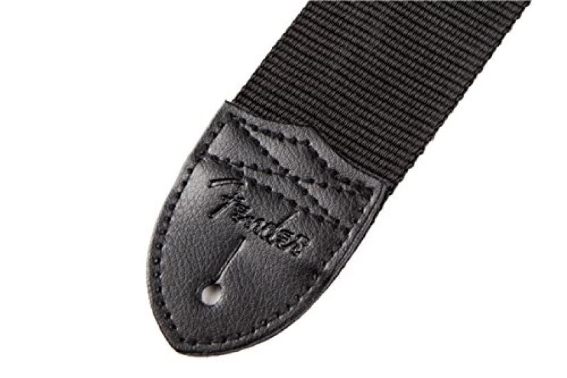 Fender Strap 2.5inch POLY LIGHTNING BOLT BLK/WHT