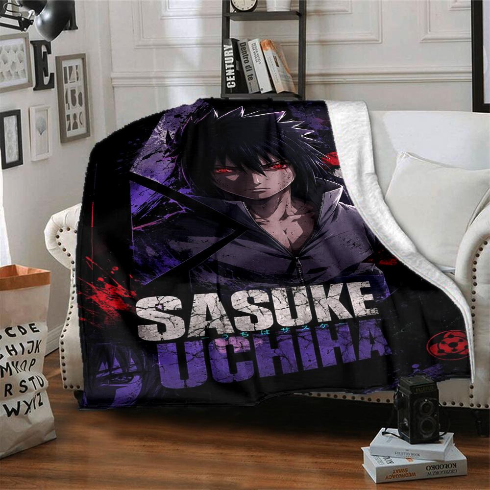 Naruto Blanket Soft Warm Cozy Suitable for Office Chair Picnics Seaside Four Seasons Multipurpose Digital Print Birthday Christmas Gift Blanket