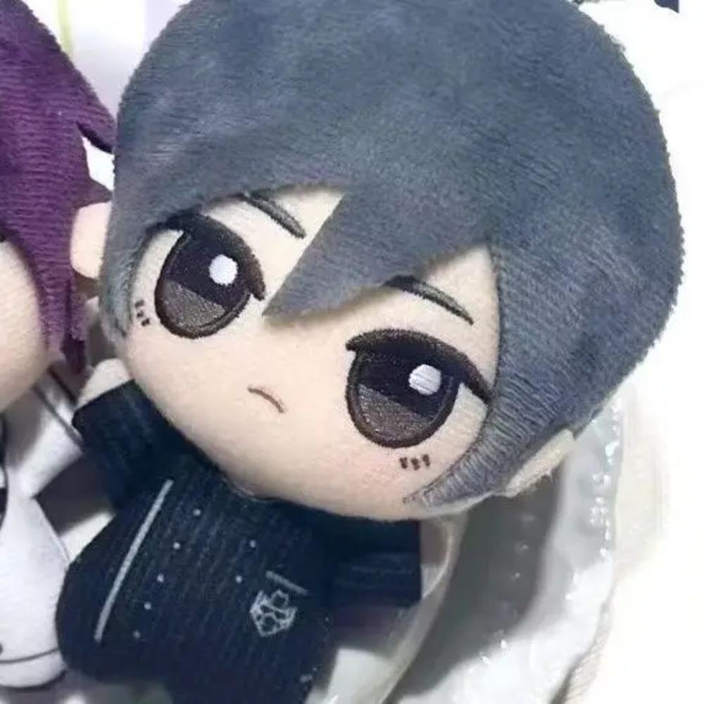 10CM Anime Danganronpa Stuffed Plush Naegi Makoto Nagito Komaeda Printed Body Soft Adorable Starfish Doll Pendant KeyChain Gifts