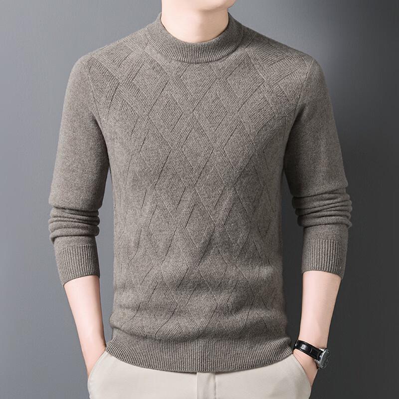 Firstview Men s Jacquard Merino Wool Sweater 4XL