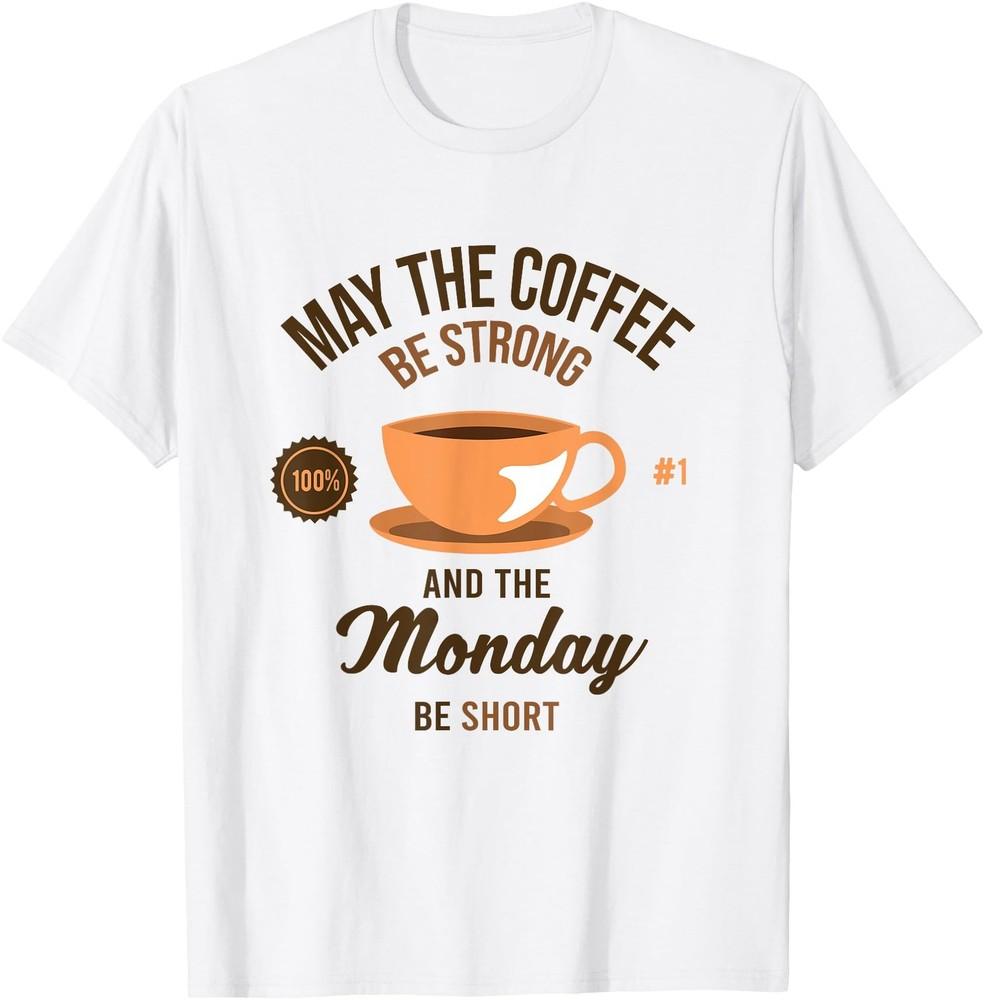 Смешная надпись - Кофе Понедельник любители кофе Футболка Унисекс Футболка M