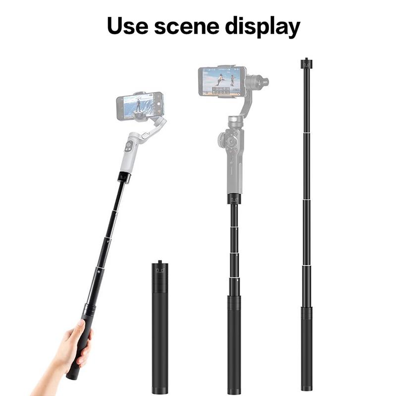 73Cm Selfie Stick Portable Adjustable Extension Rod Pole For Action Camera Microphone Stand Camera Stick Monopod