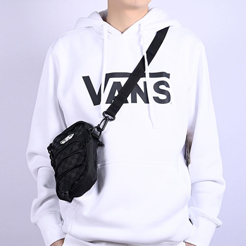 Vans Polyester Shoulder Bag, Crossbody Bag Regular Women's Black Subtle Texture Vans VN0A48HKBKA