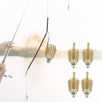 MUQZI accessoire de sport 20g/30g/40g/50g carpe pêche appât mangeoire leurre support piège pêche Cage panier