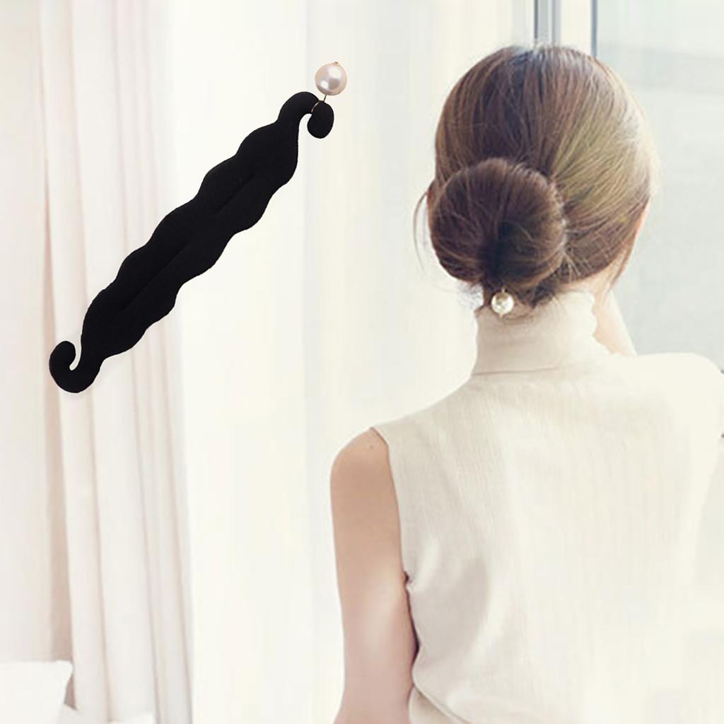 Magic Sponge Clip Foam Donut Hair Styling Bun Bigodino Strumento Maker Ring Twist