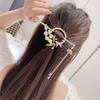Vintage Hanfu Hairpin Long Tassels Pearls Hair Sticks Gift Floral Hair Accessory  Daily Use