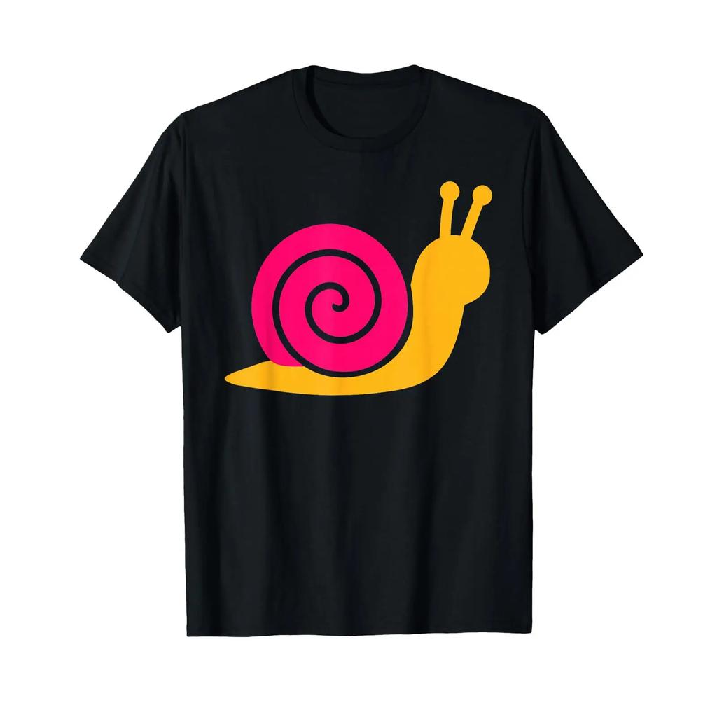 Pink Snail T Shirt Vintage Washed Stylish Comfortable Casual Homme Unisex Stretched Soft Designer Clothes Fashion Streetwear