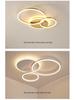 Nordic Modern LED Ceiling Lamp - Creative Round Design for Living Room, Study, Bedroom