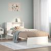 VidaXL Bunk Bed Without Mattress White 100x200 Cm Solid Pine Wood, Bed, Bedroom Furniture, Bed with Storage, 3322376
