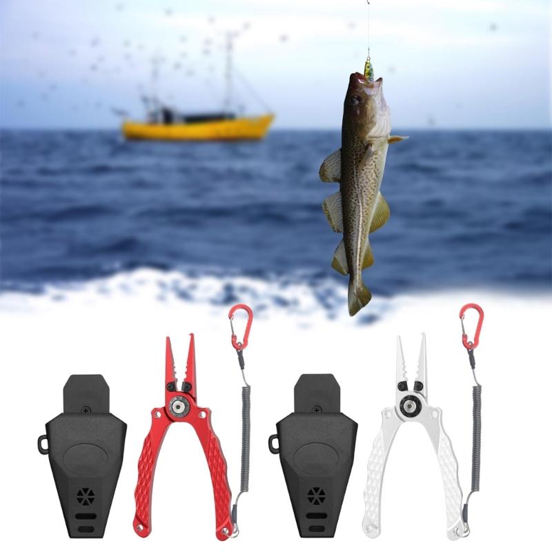 Fishing Gripper Fishing Hook Remover Aluminum Alloys Fish Plier Grip Clamps Grabber Fish Controllers Fishing Plier Tool