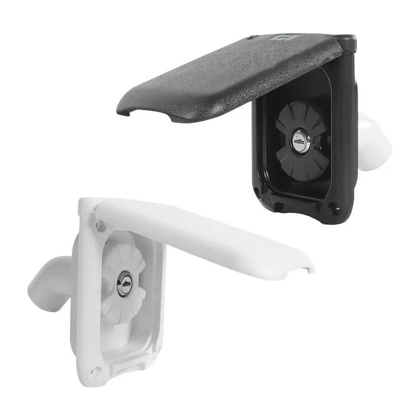 Gravity Water Inlet with Magnetic & Lockable Cover - Durable & Filtered for RV/Camper/Trailer Fresh Water Tank
